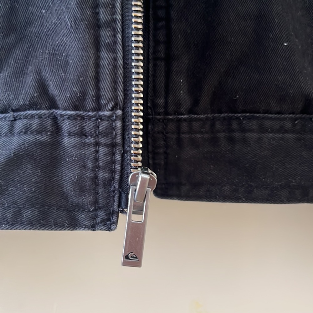 Quicksilver Sherpa Lined Zip Up Utility Jacket - image 5